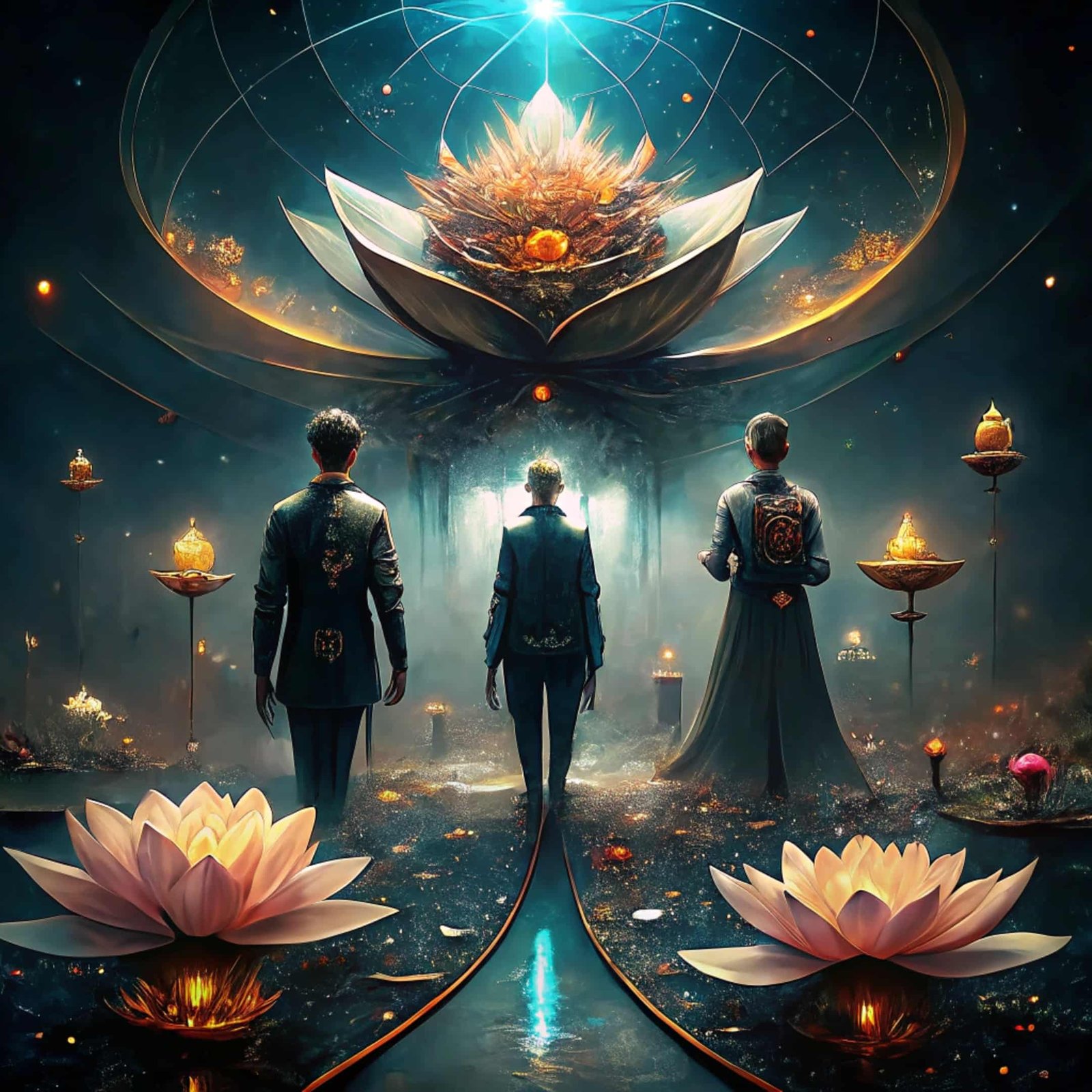 epic scene where cyberpunk scholars of diverse eth min 1