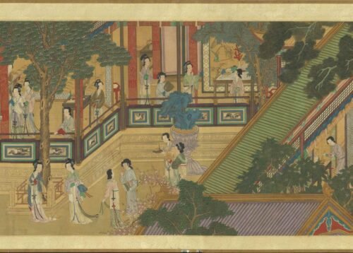 Hundred Beauties Scroll (Bai Mei Tu Juan)