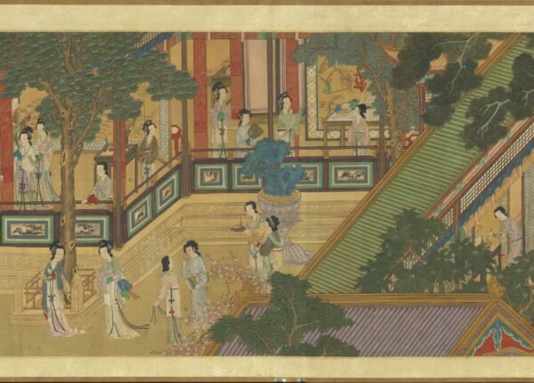 Hundred Beauties Scroll (Bai Mei Tu Juan)