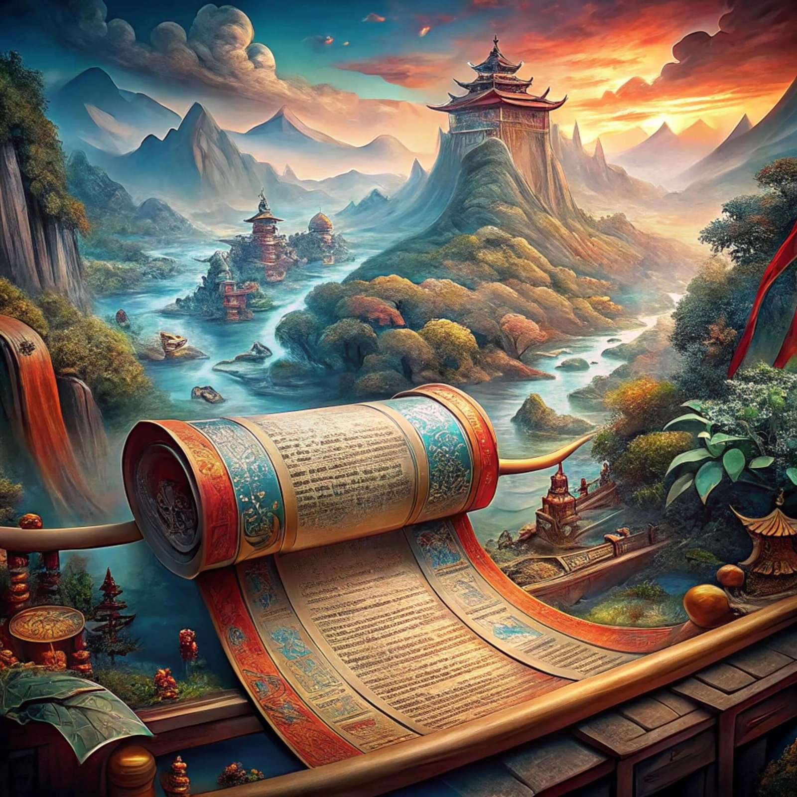 Album of Eternal Youth（Scroll）万年不老图册