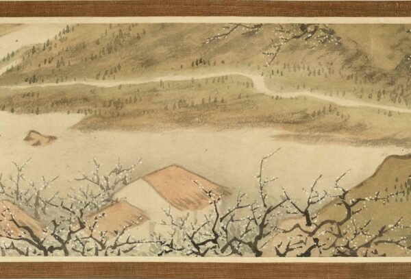 Plum Blossom Excursion Jin Tingbiao's Miniature Handscroll采梅图小手卷 - 图片 11