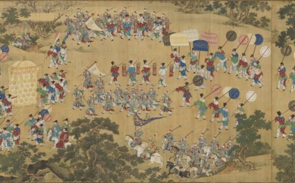 Departing the Imperial Guard Scroll (出警图卷) - 图片 11