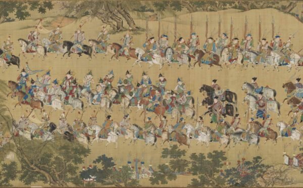 Departing the Imperial Guard Scroll (出警图卷) - 图片 14