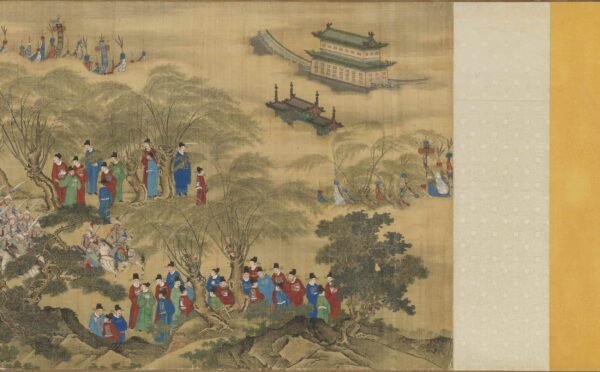Departing the Imperial Guard Scroll (出警图卷) - 图片 19