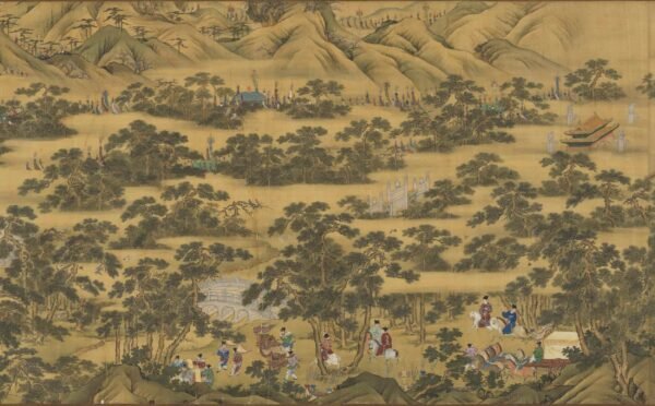 Departing the Imperial Guard Scroll (出警图卷) - 图片 3