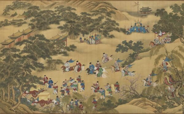 Departing the Imperial Guard Scroll (出警图卷) - 图片 4
