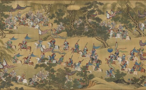 Departing the Imperial Guard Scroll (出警图卷) - 图片 5