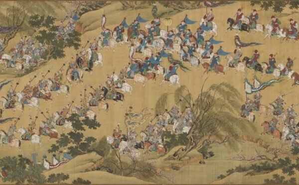 Departing the Imperial Guard Scroll (出警图卷) - 图片 6
