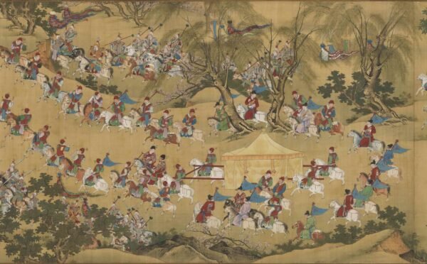 Departing the Imperial Guard Scroll (出警图卷) - 图片 7