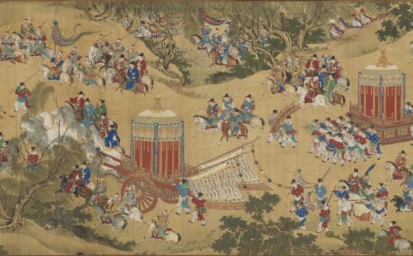 Departing the Imperial Guard Scroll (出警图卷) - 图片 9