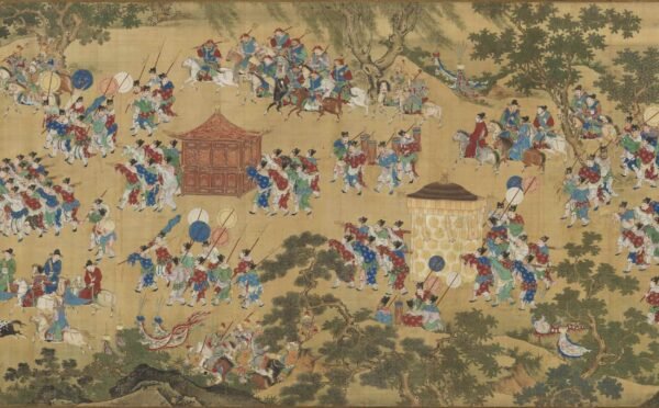 Departing the Imperial Guard Scroll (出警图卷) - 图片 10