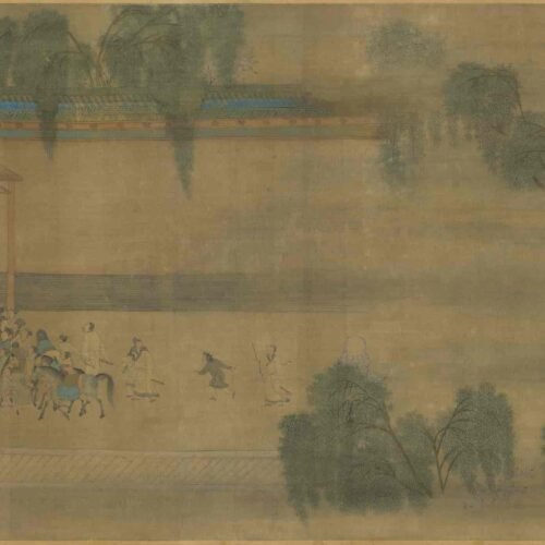 Yu the Great’s mythological and artistic significance（Scroll）禹王治水图卷