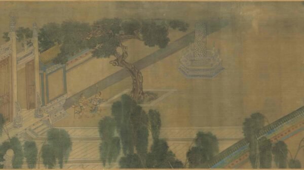 Viewing the Imperial Exam Results Scroll (Attributed to Qiu Ying), Ming Dynasty观榜图卷. - 图片 5