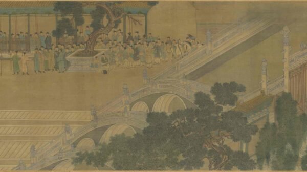 Viewing the Imperial Exam Results Scroll (Attributed to Qiu Ying), Ming Dynasty观榜图卷. - 图片 6