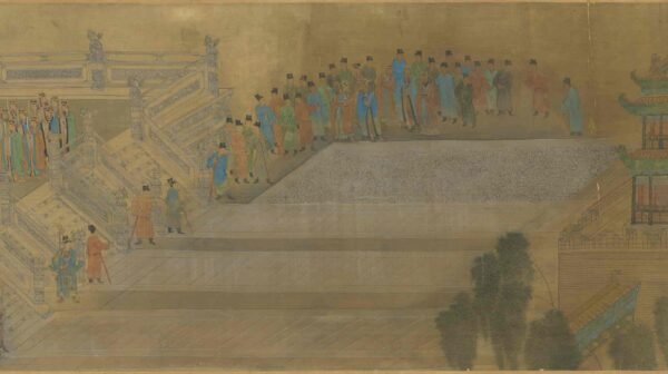 Viewing the Imperial Exam Results Scroll (Attributed to Qiu Ying), Ming Dynasty观榜图卷. - 图片 8