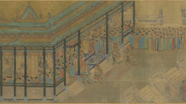 Viewing the Imperial Exam Results Scroll (Attributed to Qiu Ying), Ming Dynasty观榜图卷. - 图片 9