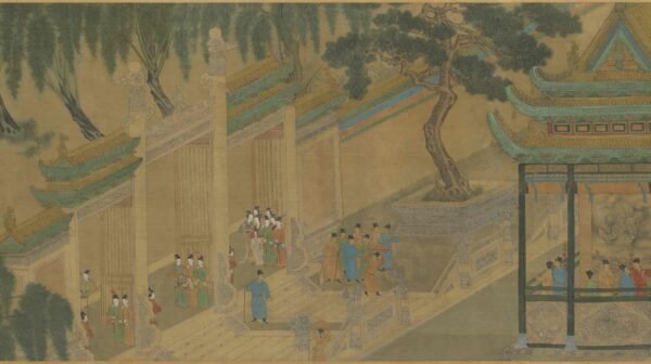 Viewing the Imperial Exam Results Scroll (Attributed to Qiu Ying), Ming Dynasty观榜图卷. - 图片 10