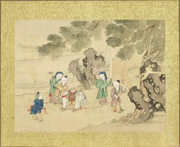 An Illustrated Album of Harmonious Joy in the Lantern Festival（Scroll）欢洽寰区图册 - 图片 2