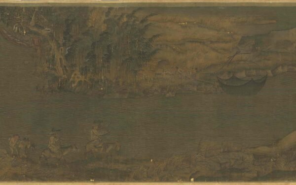 First Snow on the River (scroll)江行初雪图卷 - 图片 5
