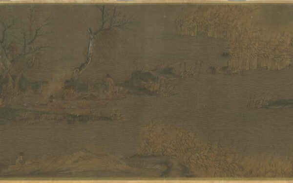 First Snow on the River (scroll)江行初雪图卷 - 图片 10