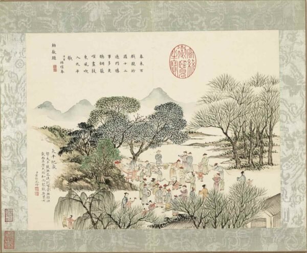 Capital Spring Revelry An Illustrated Album of Qing Dynasty Festivitie（Scroll）京辇春熙图册 - 图片 13