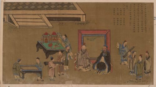 Sacred Traces of Confucius An Illustrated Biography（Scroll）孔子圣迹图