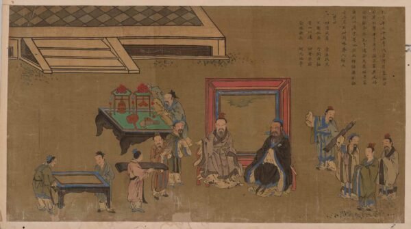 Sacred Traces of Confucius An Illustrated Biography（Scroll）孔子圣迹图