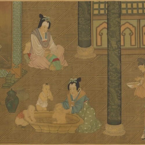 Yu the Great’s mythological and artistic significance（Scroll）禹王治水图卷