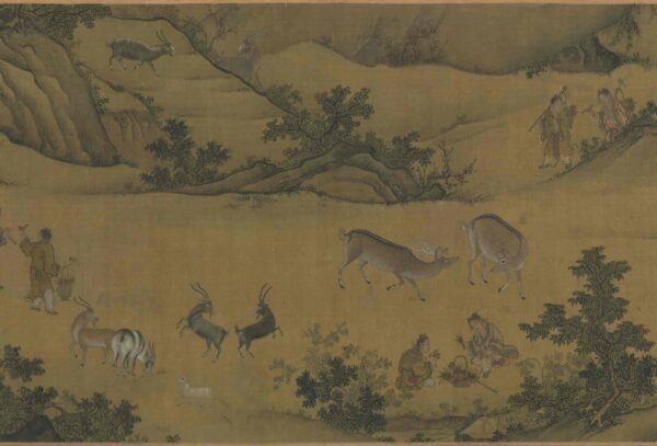 Hundred Deer Scroll明人百禄图卷 - 图片 3