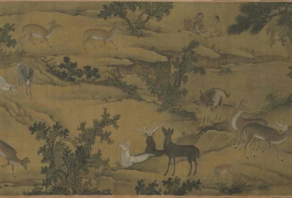 Hundred Deer Scroll明人百禄图卷 - 图片 5