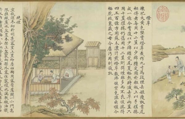 Compendium of Ink-Making Techniques (scroll)墨法集要图卷 - 图片 7
