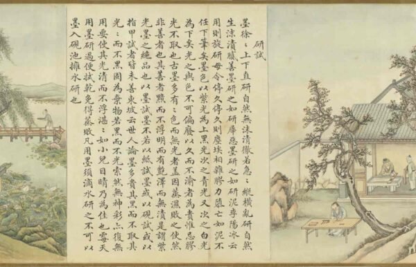 Compendium of Ink-Making Techniques (scroll)墨法集要图卷 - 图片 19