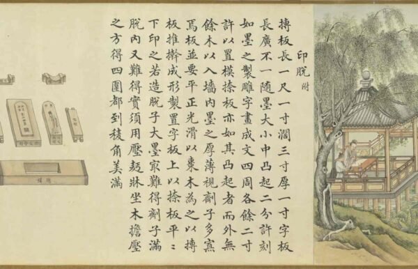 Compendium of Ink-Making Techniques (scroll)墨法集要图卷 - 图片 20