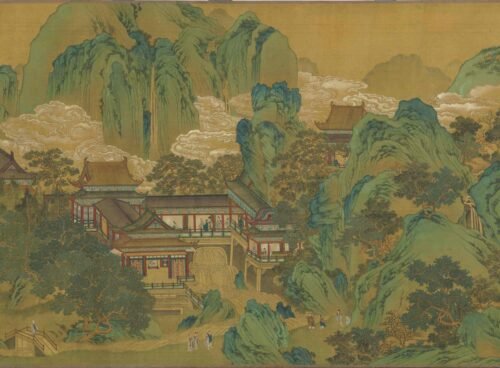 Peach Banquet of the Immortals Scroll蟠桃仙会图卷