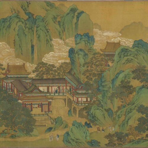 Sun Kehong’s literati lifestyle themes（Scroll）销闲清课图