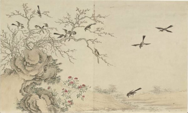 Peace and Spring Auspices Album（Scroll）平安春喜图册 - 图片 2