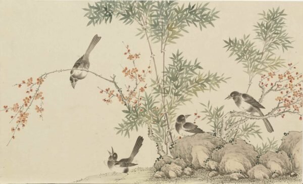 Peace and Spring Auspices Album（Scroll）平安春喜图册 - 图片 9