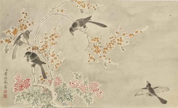 Peace and Spring Auspices Album（Scroll）平安春喜图册 - 图片 11