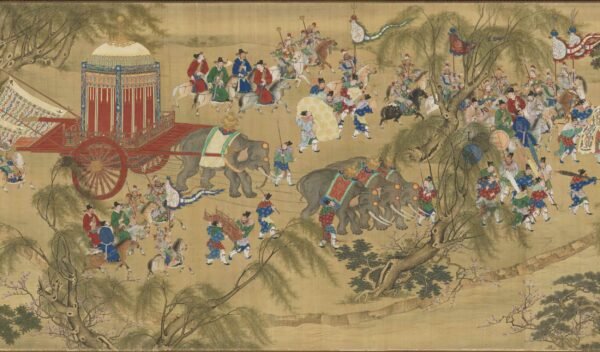 Entering the Imperial Guard Scroll入跸图卷 - 图片 15