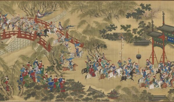 Entering the Imperial Guard Scroll入跸图卷 - 图片 17