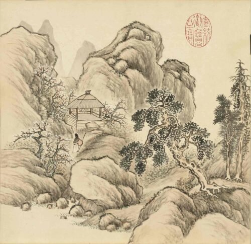 Four Seasons Landscape Album(Scroll)四时山水图册
