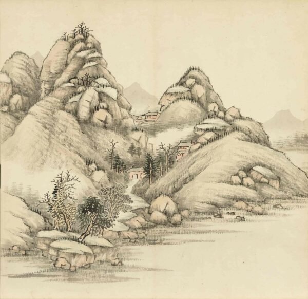 Four Seasons Landscape Album(Scroll)四时山水图册 - 图片 27