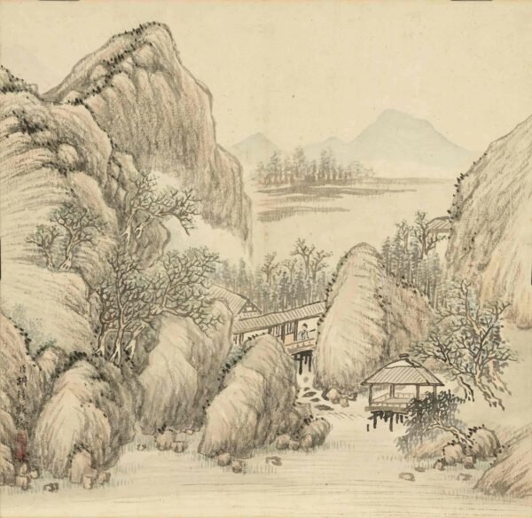 Four Seasons Landscape Album(Scroll)四时山水图册 - 图片 31