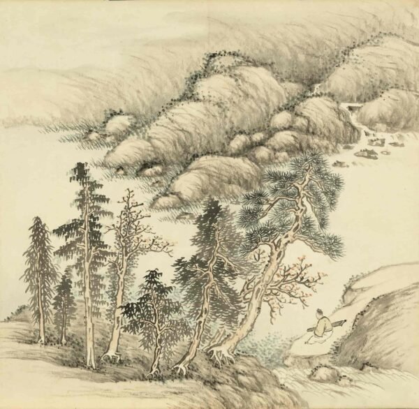 Four Seasons Landscape Album(Scroll)四时山水图册 - 图片 14