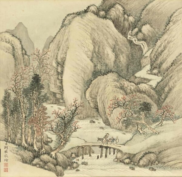 Four Seasons Landscape Album(Scroll)四时山水图册 - 图片 17