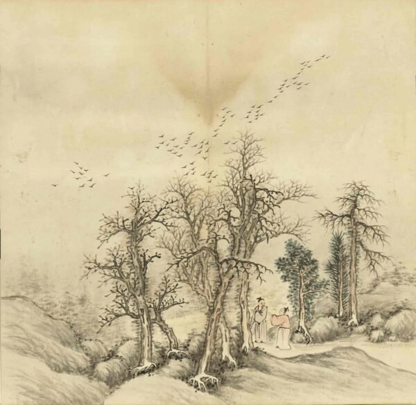 Four Seasons Landscape Album(Scroll)四时山水图册 - 图片 6