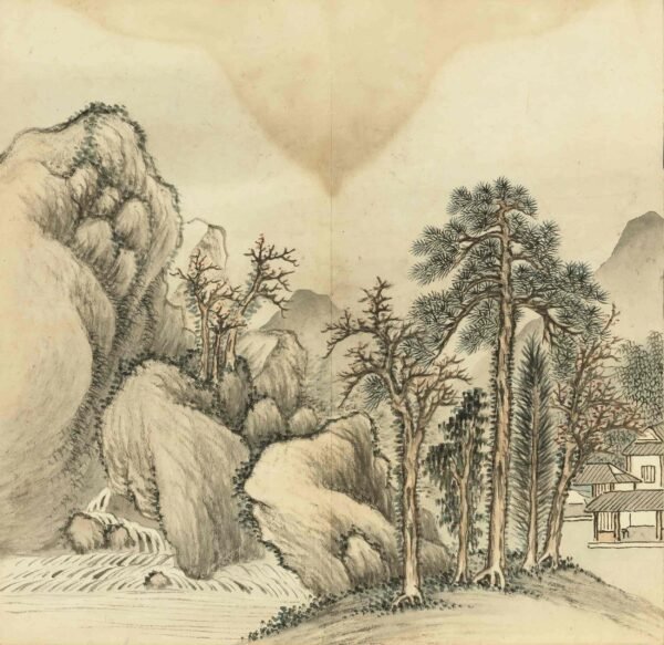Four Seasons Landscape Album(Scroll)四时山水图册 - 图片 3
