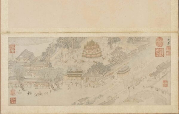 Scenes of Seasonal Splendor Album（Scroll）岁华纪胜图册 - 图片 13