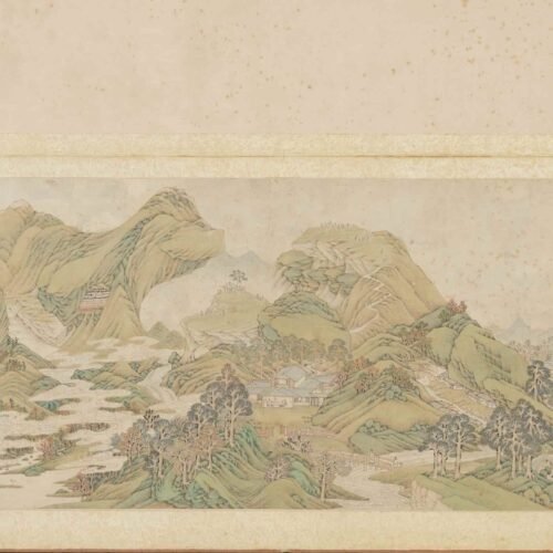 Sun Kehong’s literati lifestyle themes（Scroll）销闲清课图