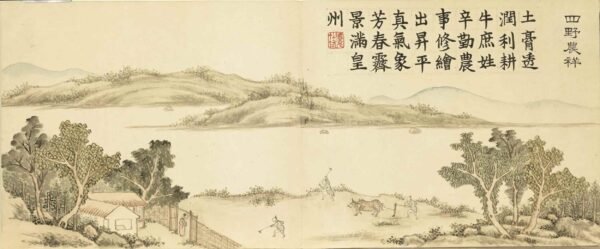 Ten Thousand Auspicious Omens for the New Year Album（Scroll）岁朝衍万图册 - 图片 5